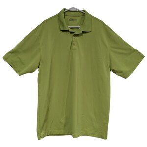 Nike Golf Men's FIT DRY Polo Shirt Bright Green Polyester, Size XL